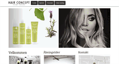 Desktop Screenshot of hairconcept-hs.dk