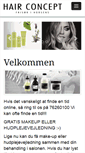Mobile Screenshot of hairconcept-hs.dk